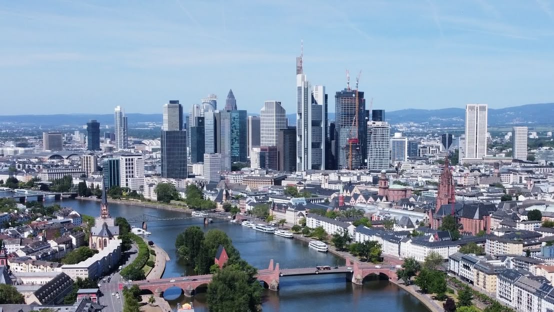 [4K] Frankfurt am Main, Germany 🇩🇪